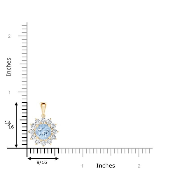 AA - Aquamarine / 1.82 CT / 14 KT Yellow Gold