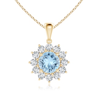 Round AAA Aquamarine
