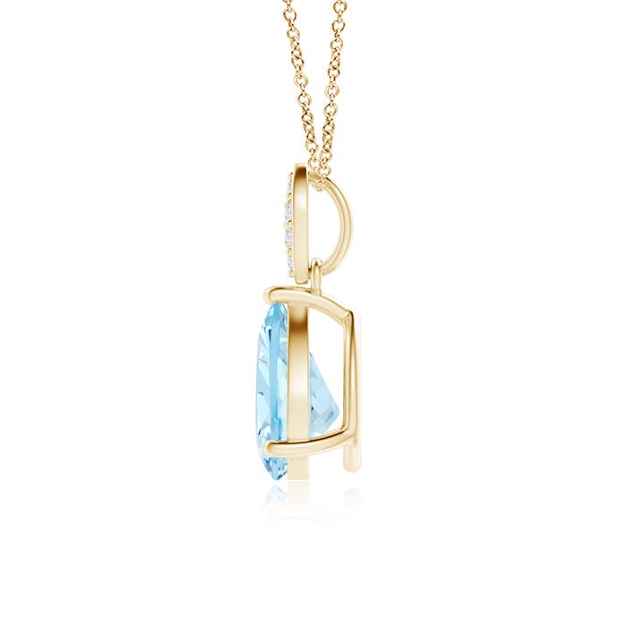 AAA - Aquamarine / 0.89 CT / 14 KT Yellow Gold