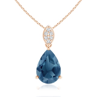 Pear A London Blue Topaz