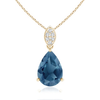 Pear A London Blue Topaz