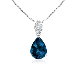 Pear AAAA London Blue Topaz