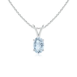 Oval A Aquamarine