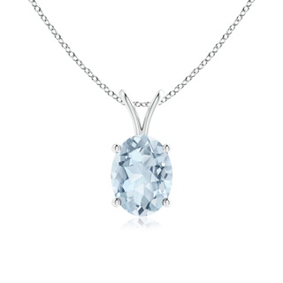 Oval A Aquamarine