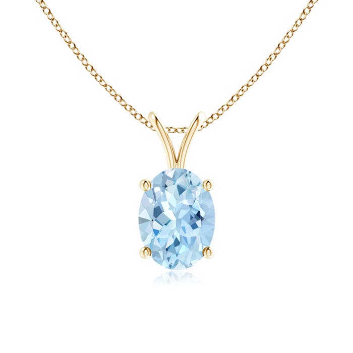 AAA - Aquamarine / 1 CT / 14 KT Yellow Gold