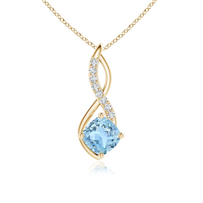 AAA - Aquamarine / 0.98 CT / 14 KT Yellow Gold