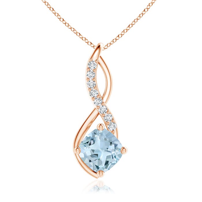 AA - Aquamarine / 1.54 CT / 14 KT Rose Gold