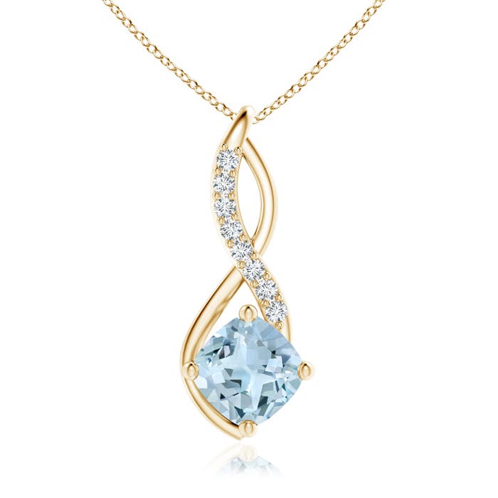 AA - Aquamarine / 1.54 CT / 14 KT Yellow Gold