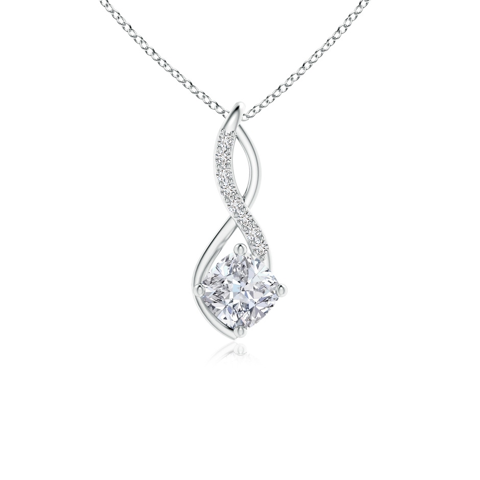 6mm HSI2 Diamond Infinity Pendant in White Gold 