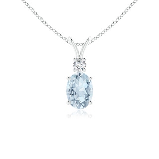 Oval A Aquamarine