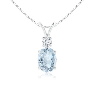 Oval A Aquamarine