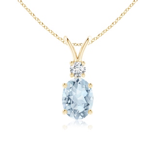 Oval A Aquamarine
