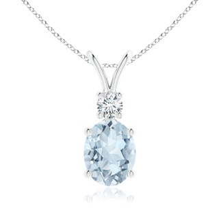 Oval A Aquamarine