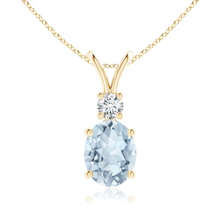 Oval A Aquamarine