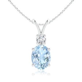 Oval AA Aquamarine