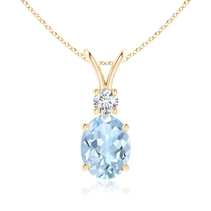 AA - Aquamarine / 1.66 CT / 14 KT Yellow Gold