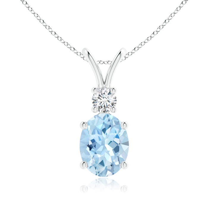 AAA - Aquamarine / 1.66 CT / 14 KT White Gold