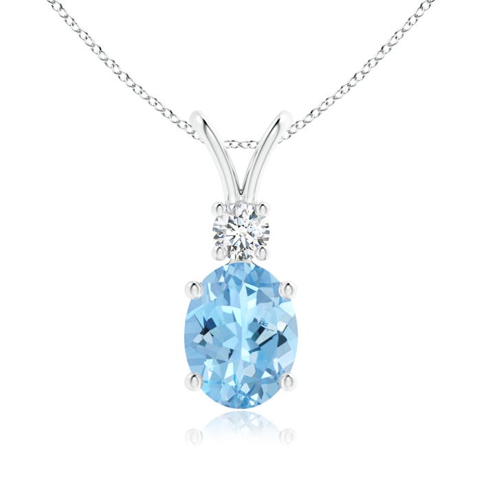 AAAA - Aquamarine / 1.66 CT / 14 KT White Gold