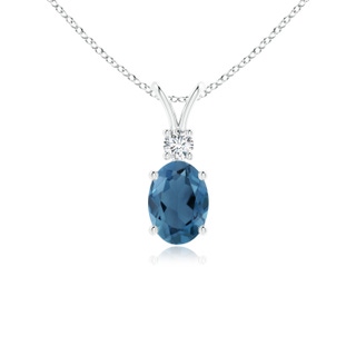 Oval A London Blue Topaz
