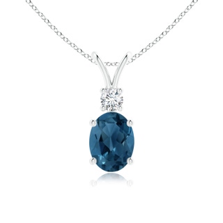 Oval AA London Blue Topaz
