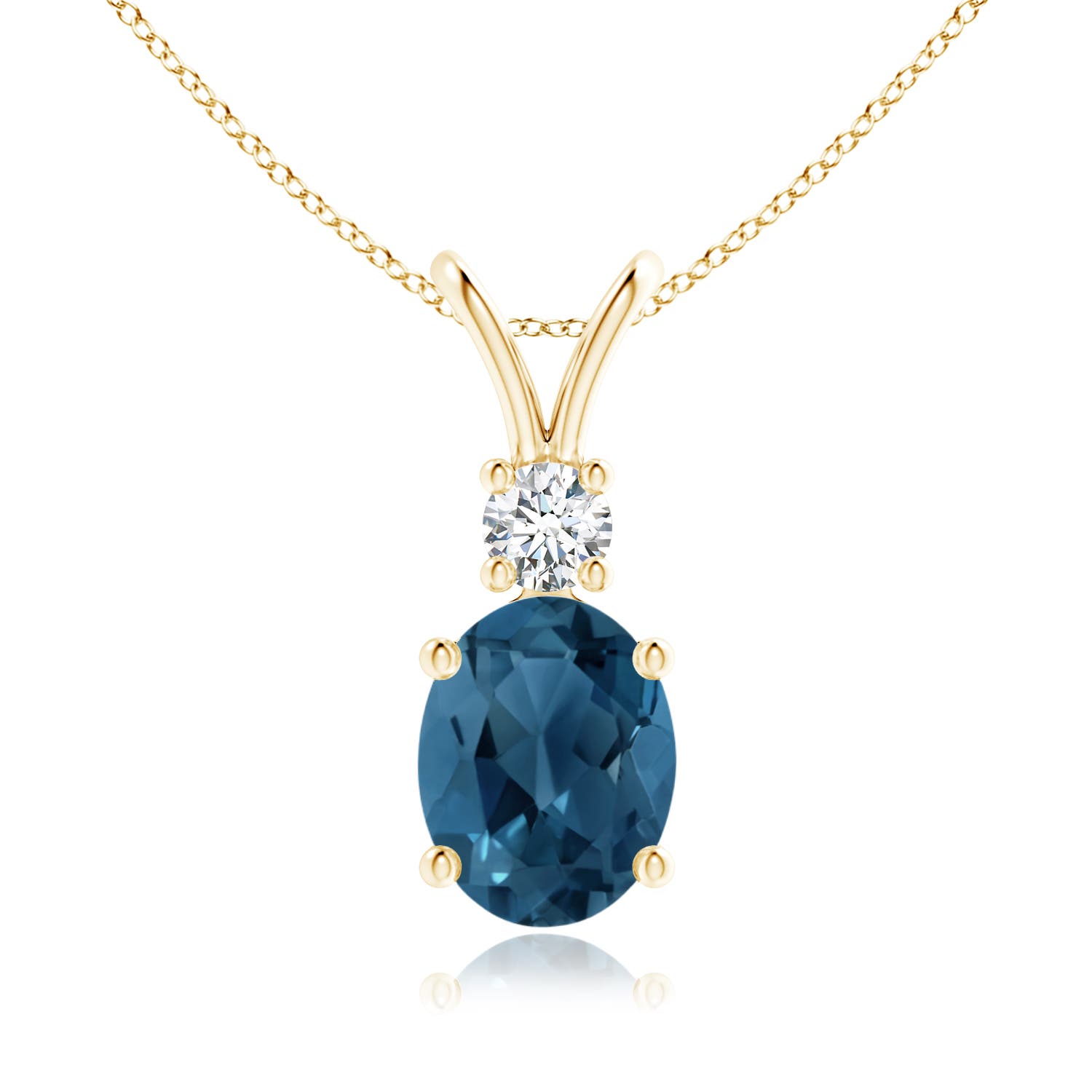 AA - London Blue Topaz / 2.41 CT / 14 KT Yellow Gold