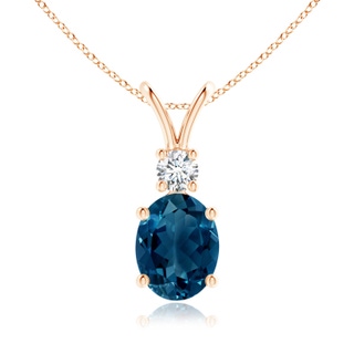 Oval AAAA London Blue Topaz
