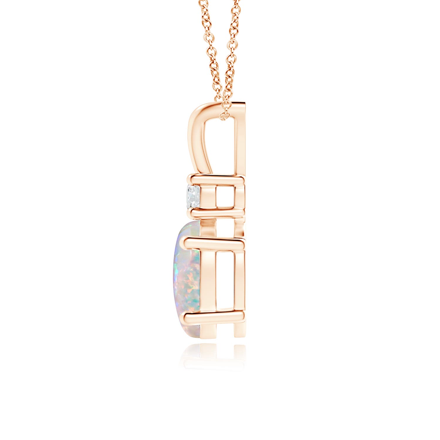 AAAA - Opal / 0.91 CT / 14 KT Rose Gold