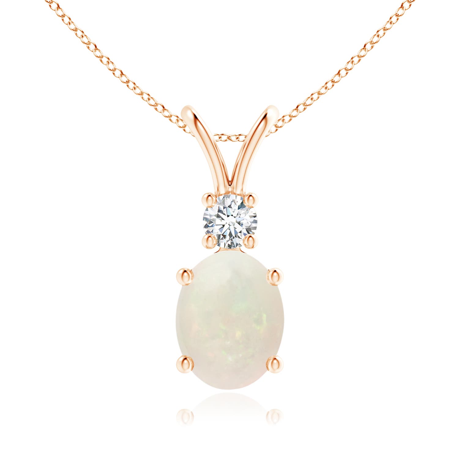 A - Opal / 1.26 CT / 14 KT Rose Gold