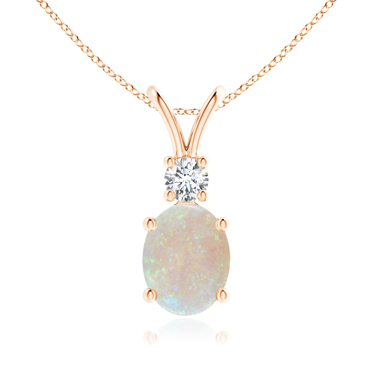 AA - Opal / 1.26 CT / 14 KT Rose Gold