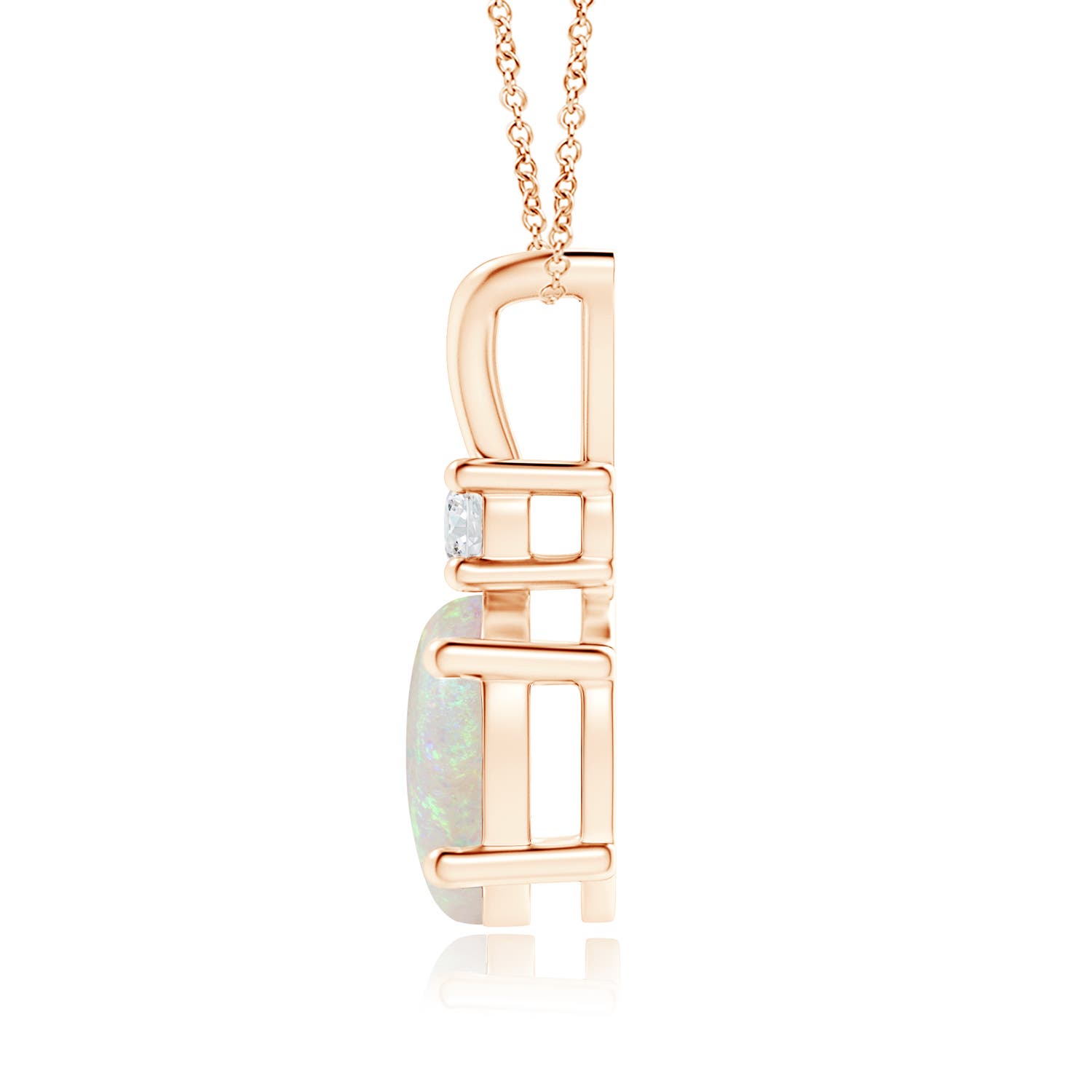 AA - Opal / 1.26 CT / 14 KT Rose Gold