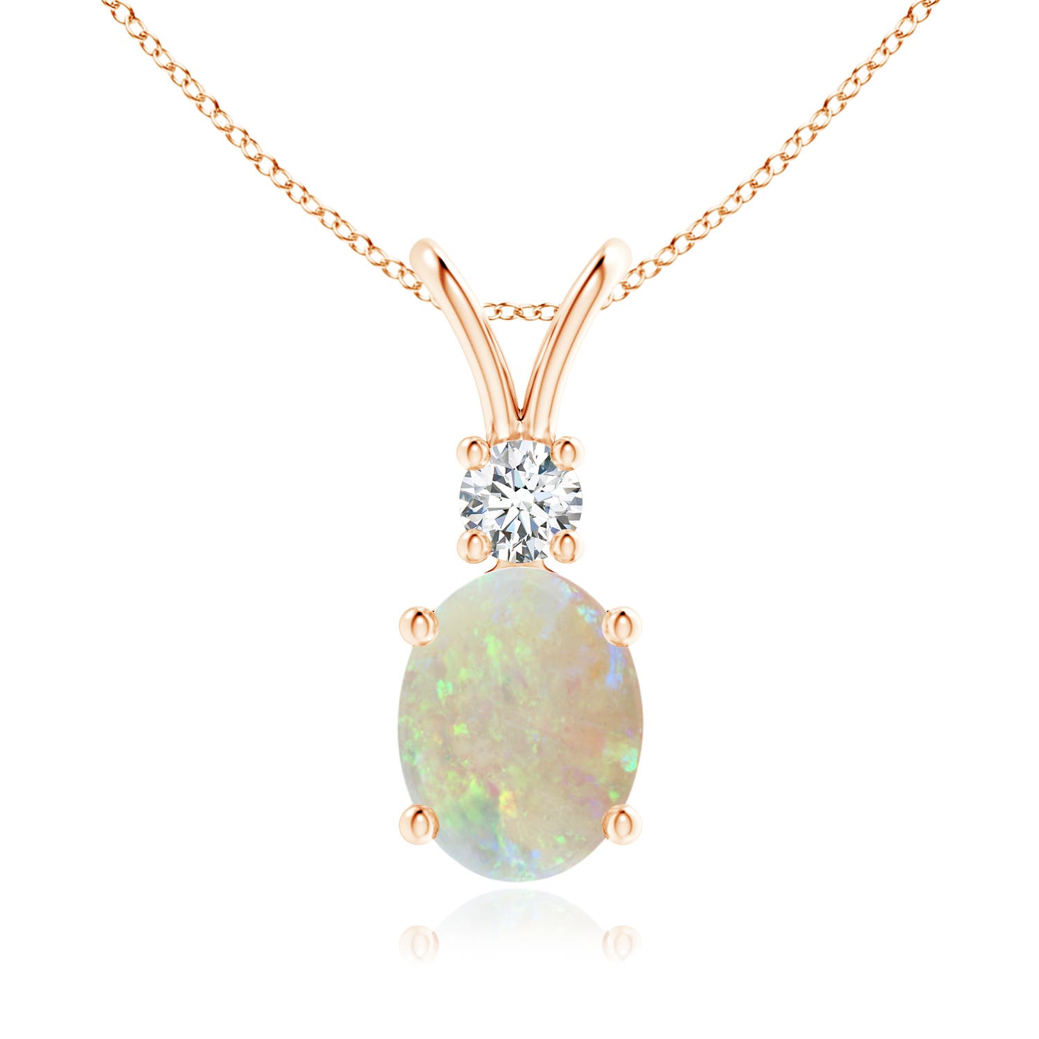 AAA - Opal / 1.26 CT / 14 KT Rose Gold