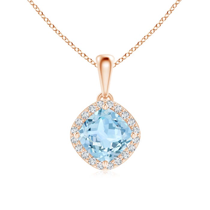 AAA - Aquamarine / 0.98 CT / 14 KT Rose Gold