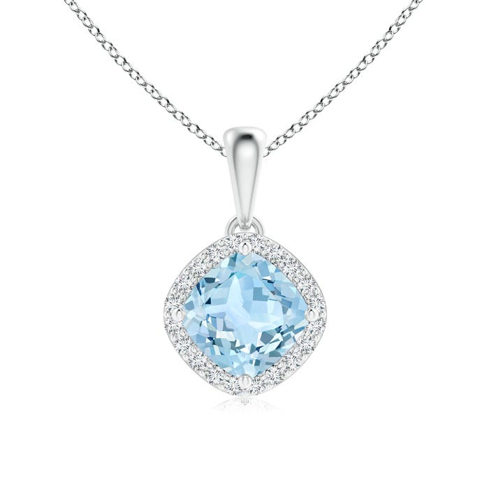 AAA - Aquamarine / 0.98 CT / 14 KT White Gold