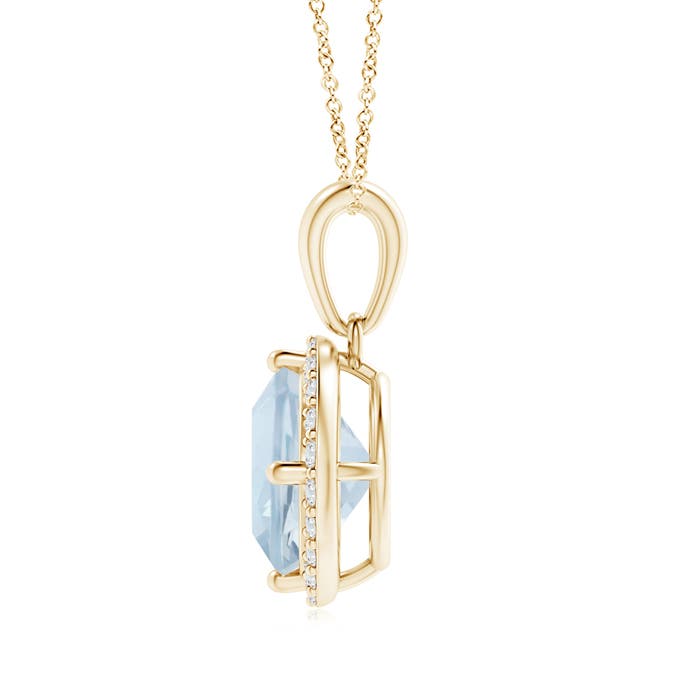 A - Aquamarine / 1.56 CT / 14 KT Yellow Gold