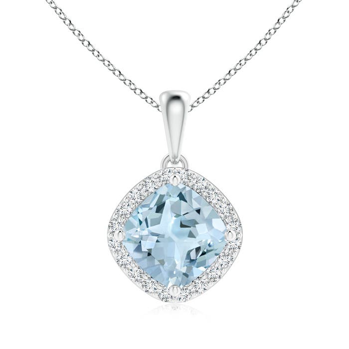 AA - Aquamarine / 1.56 CT / 14 KT White Gold