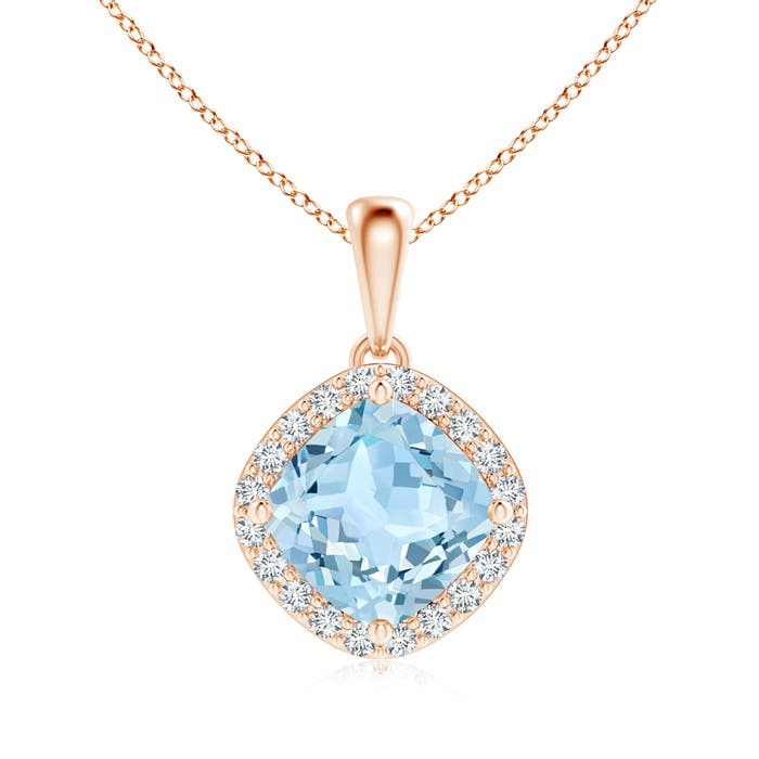 AAA - Aquamarine / 1.56 CT / 14 KT Rose Gold