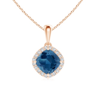Cushion AA London Blue Topaz