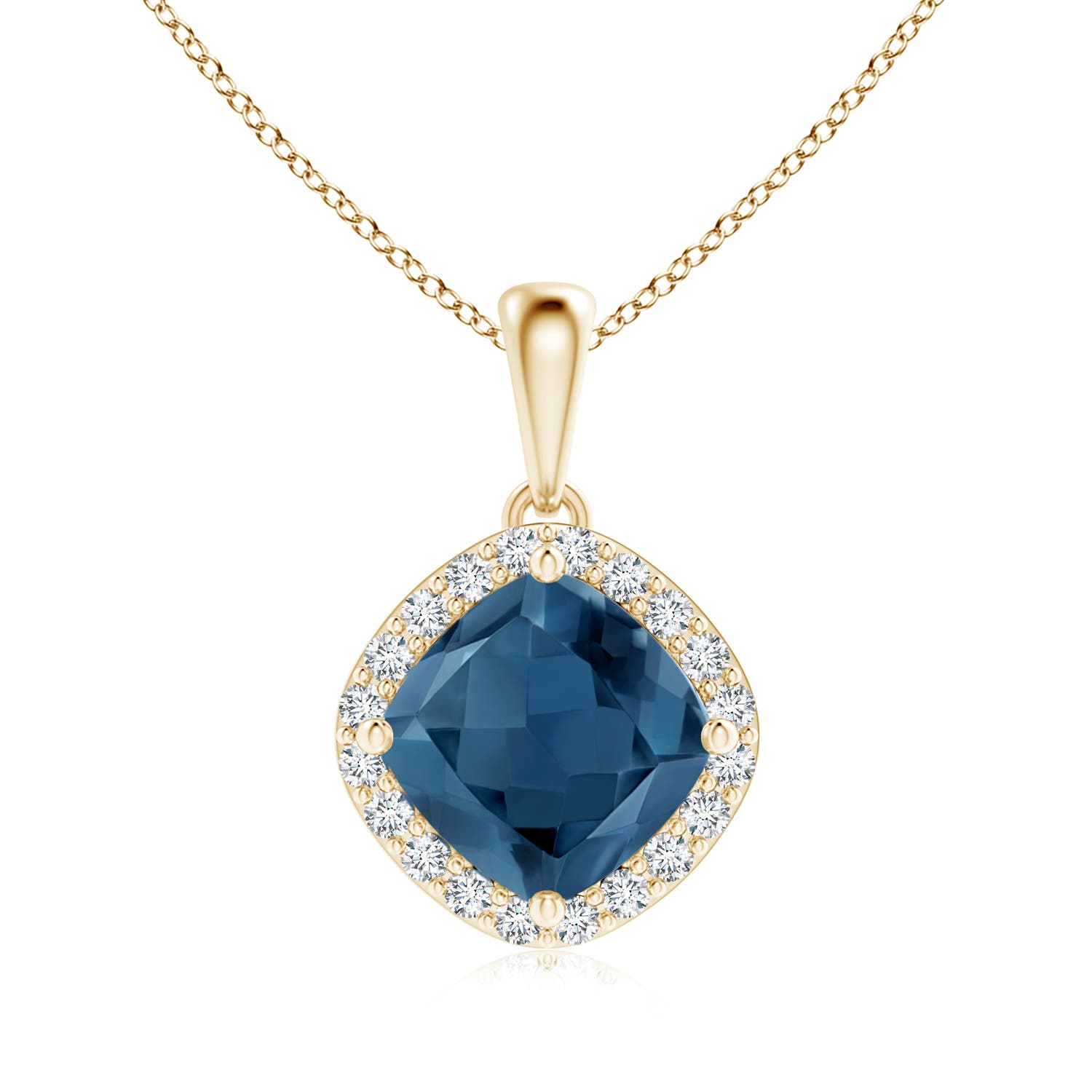 A - London Blue Topaz / 2.01 CT / 14 KT Yellow Gold