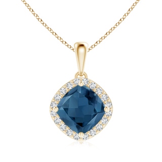 Cushion A London Blue Topaz