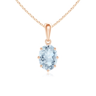 Oval A Aquamarine