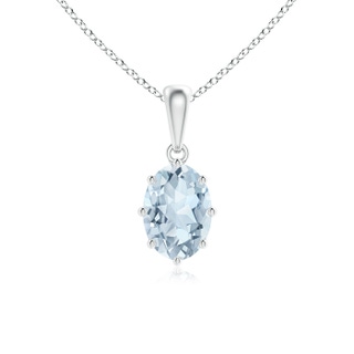 Oval A Aquamarine
