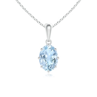 Oval AA Aquamarine