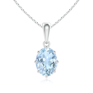 Oval AA Aquamarine