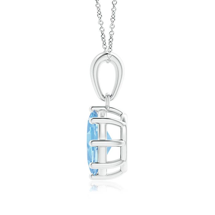 AAAA - Aquamarine / 1 CT / 14 KT White Gold