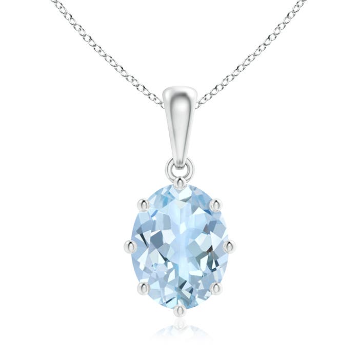 AA - Aquamarine / 1.5 CT / 14 KT White Gold