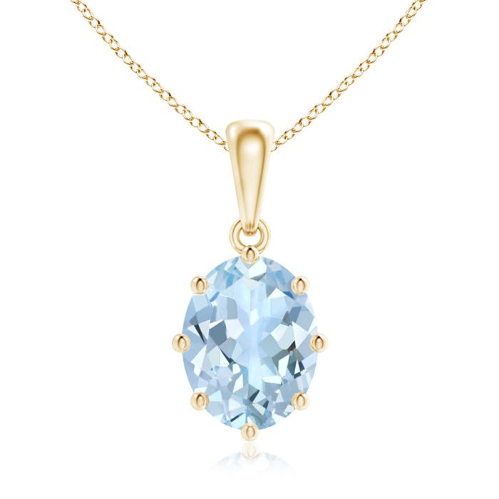 AA - Aquamarine / 1.5 CT / 14 KT Yellow Gold