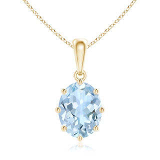 Oval AA Aquamarine