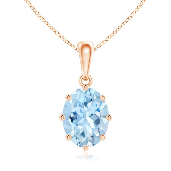 AAA - Aquamarine / 1.5 CT / 14 KT Rose Gold