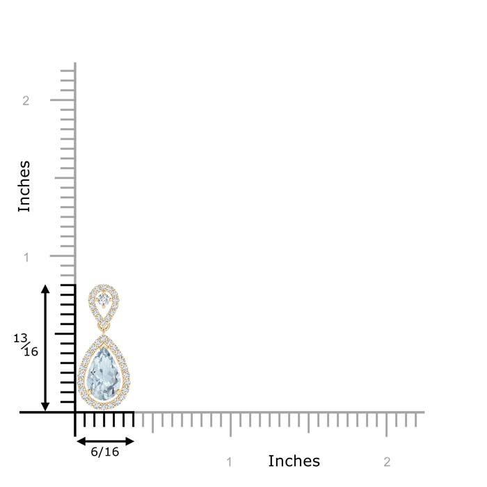 A - Aquamarine / 0.84 CT / 14 KT Yellow Gold