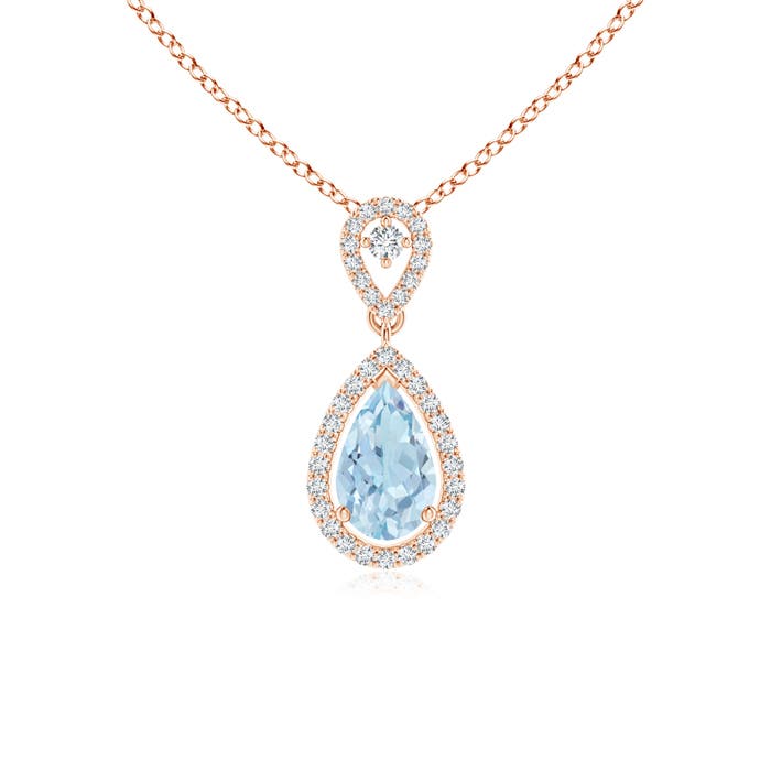 AA - Aquamarine / 0.84 CT / 14 KT Rose Gold